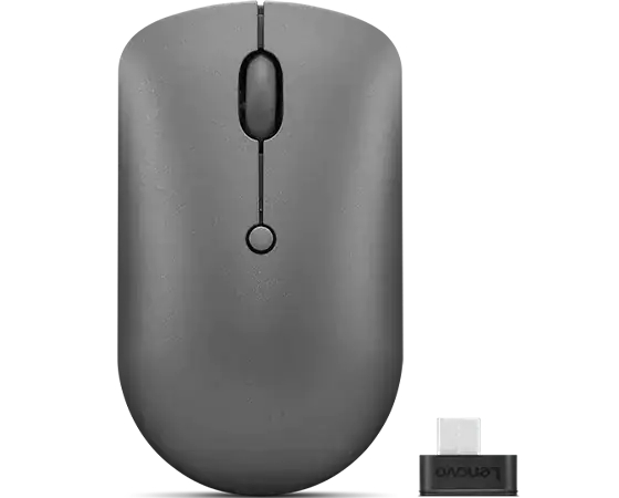 Bezprzewodowa mysz kompaktowa Lenovo | 540 | Czerwony czujnik optyczny | Bezprzewodowa | 2.4G przez odbiornik USB-C | Storm Grey | 1 rok(y)