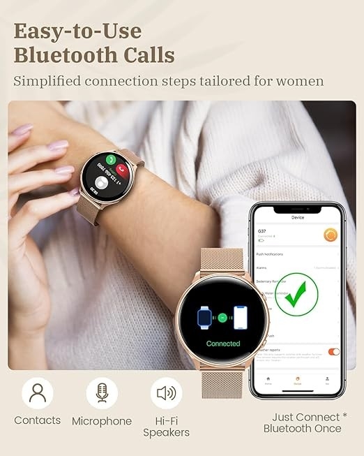 Smartwatch Fitonme  I50 złoty