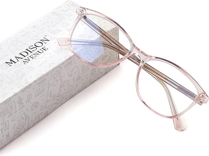 Okulary damskie, filtr niebieskiego światła, Madison Avenue