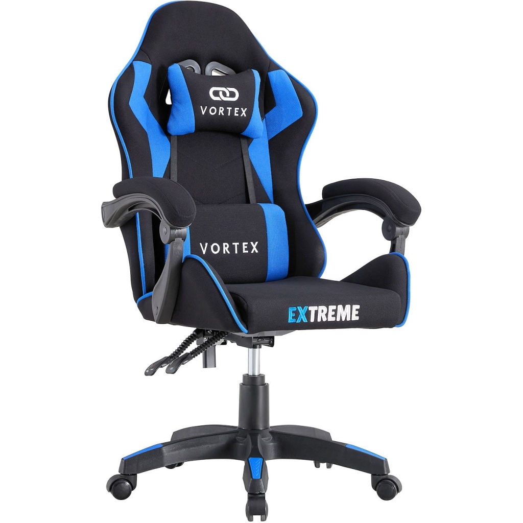 Fotel gamingowy EXTREME Vortex Blue – stylowy, regulowany, ergonomiczny