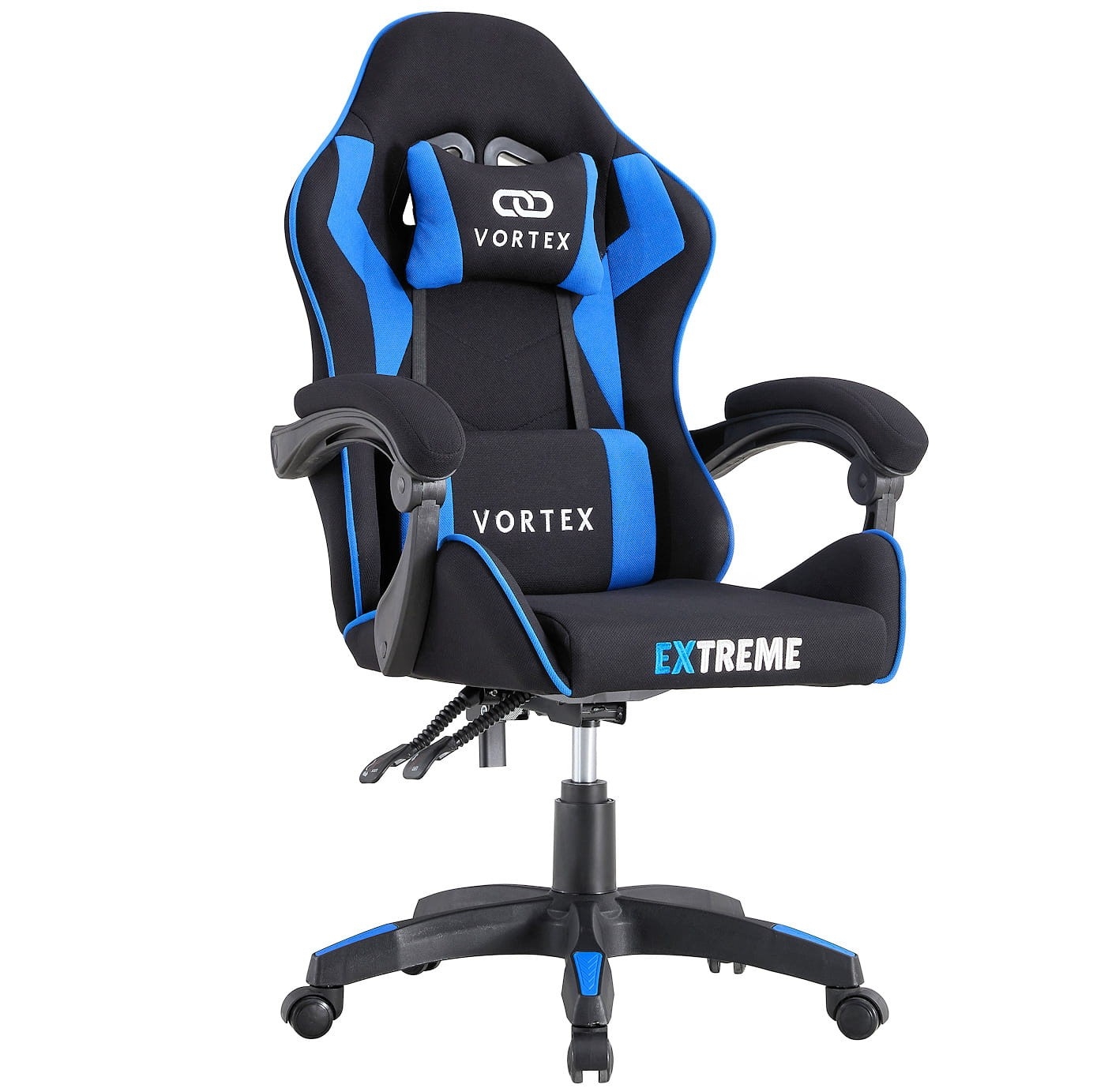 Fotel gamingowy EXTREME Vortex Blue – stylowy, regulowany, ergonomiczny