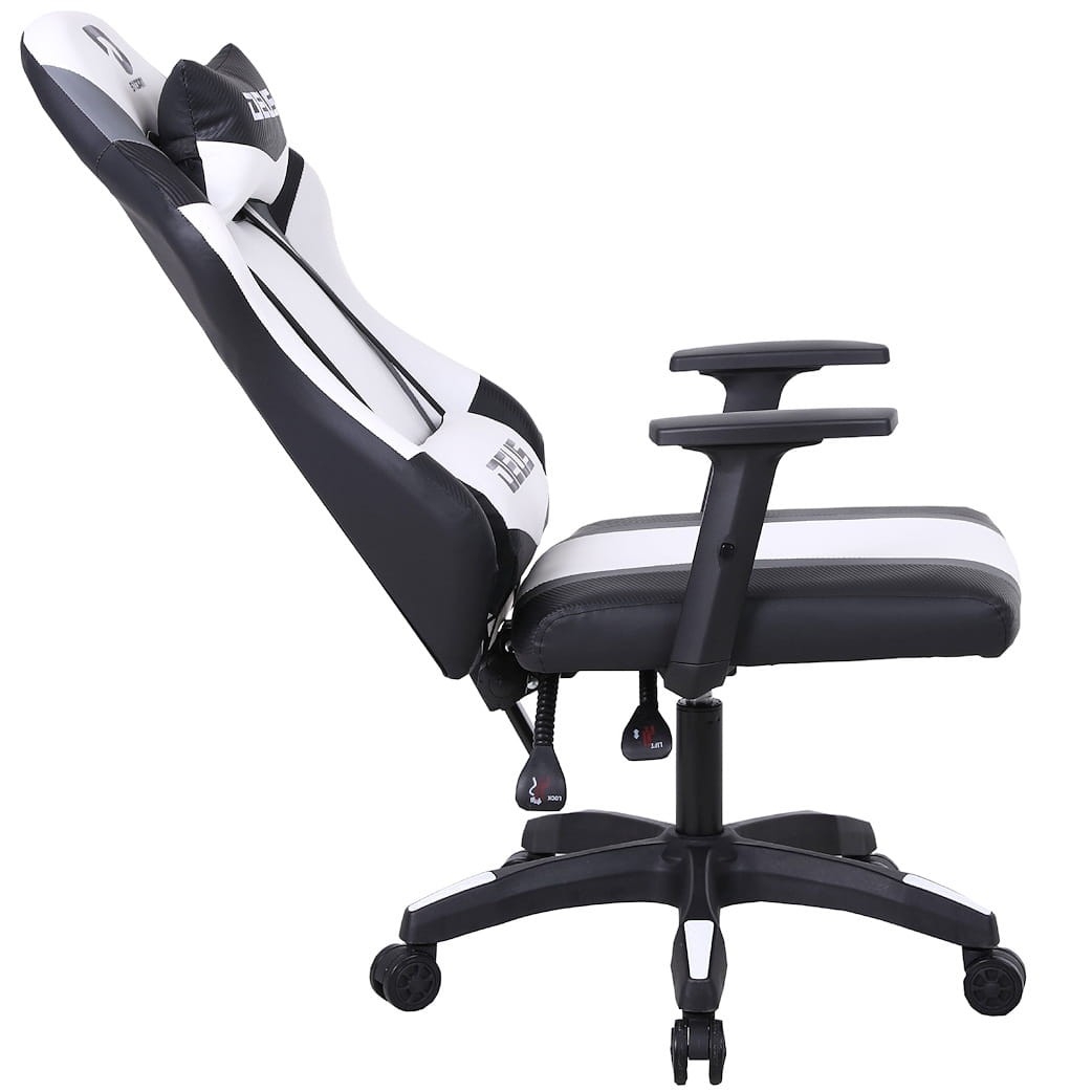 Fotel gamingowy DEUS Storm – ergonomia, regulacja, poduszki, design