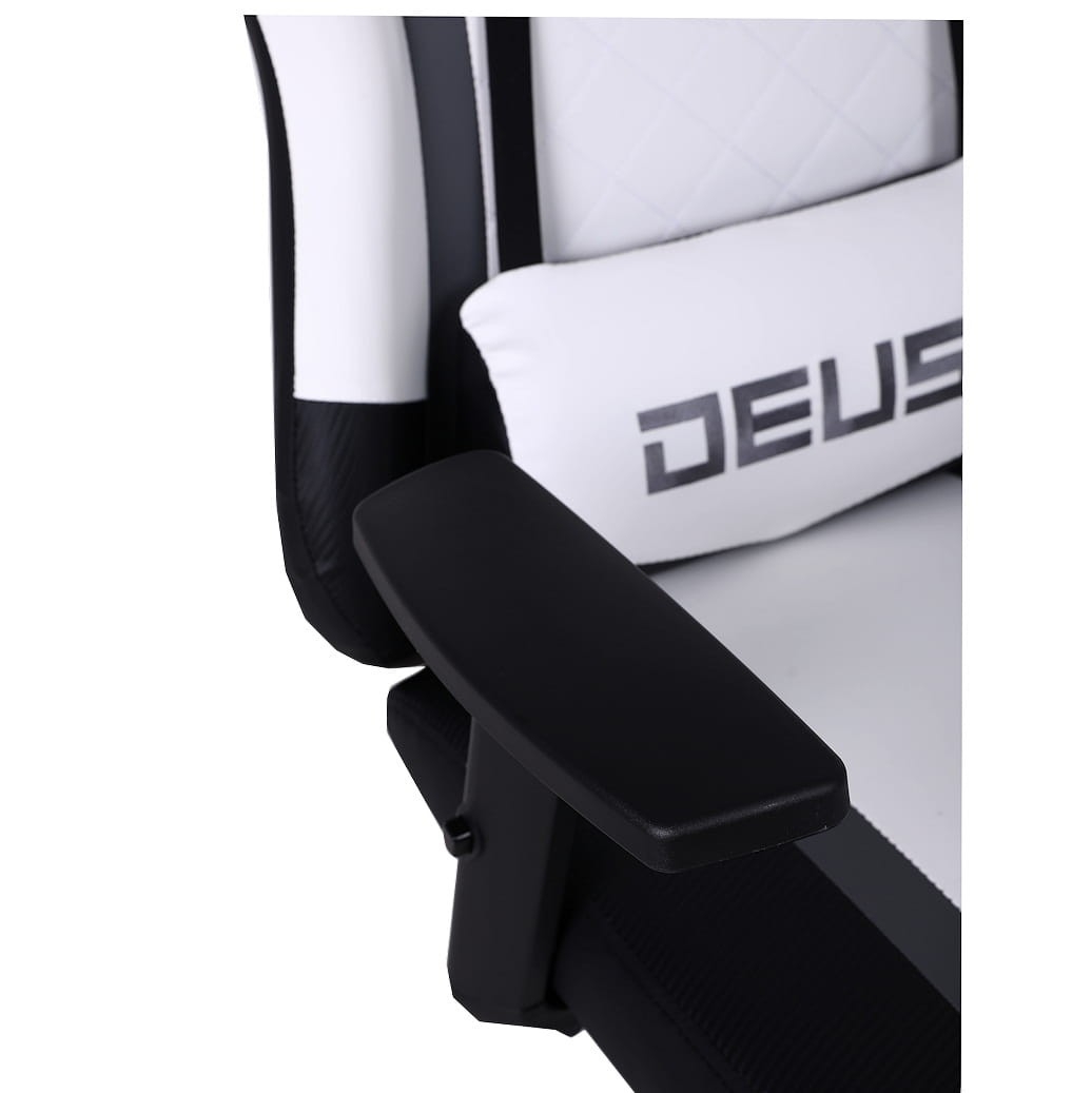 Fotel gamingowy DEUS Storm – ergonomia, regulacja, poduszki, design