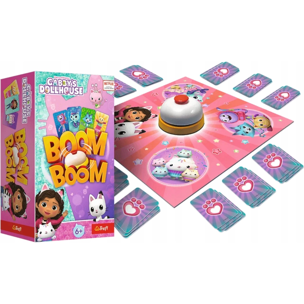 Gra Rodzinna Boom Boom Koci Domek Gabi Trefl 02548