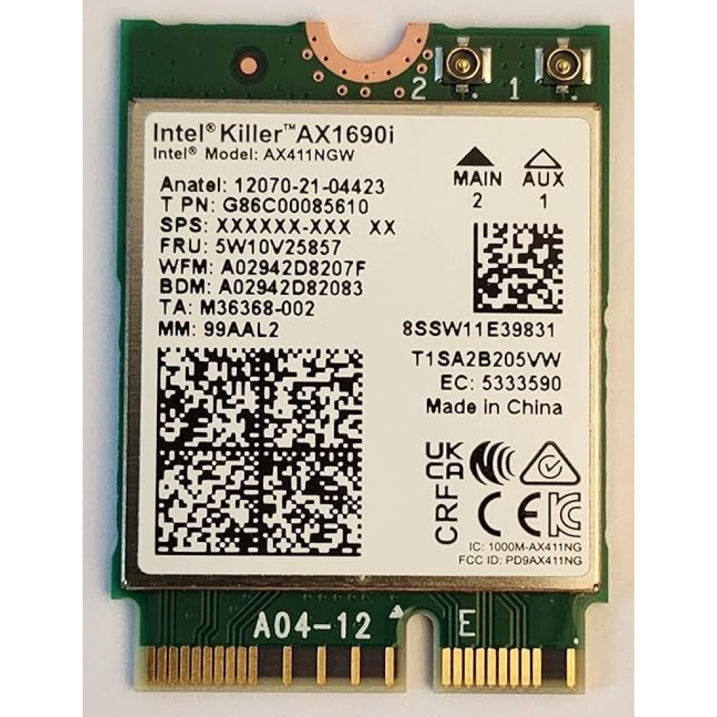 Karta sieciowa Intel AX1690i Killer Series