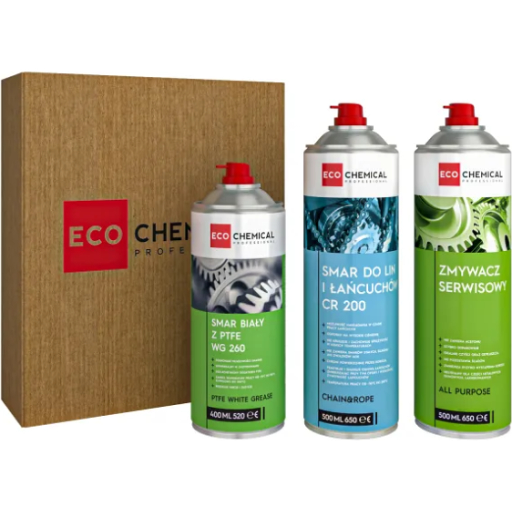 Zestaw serwisowy do wózków widłowych 2x500ml, 1x400ml