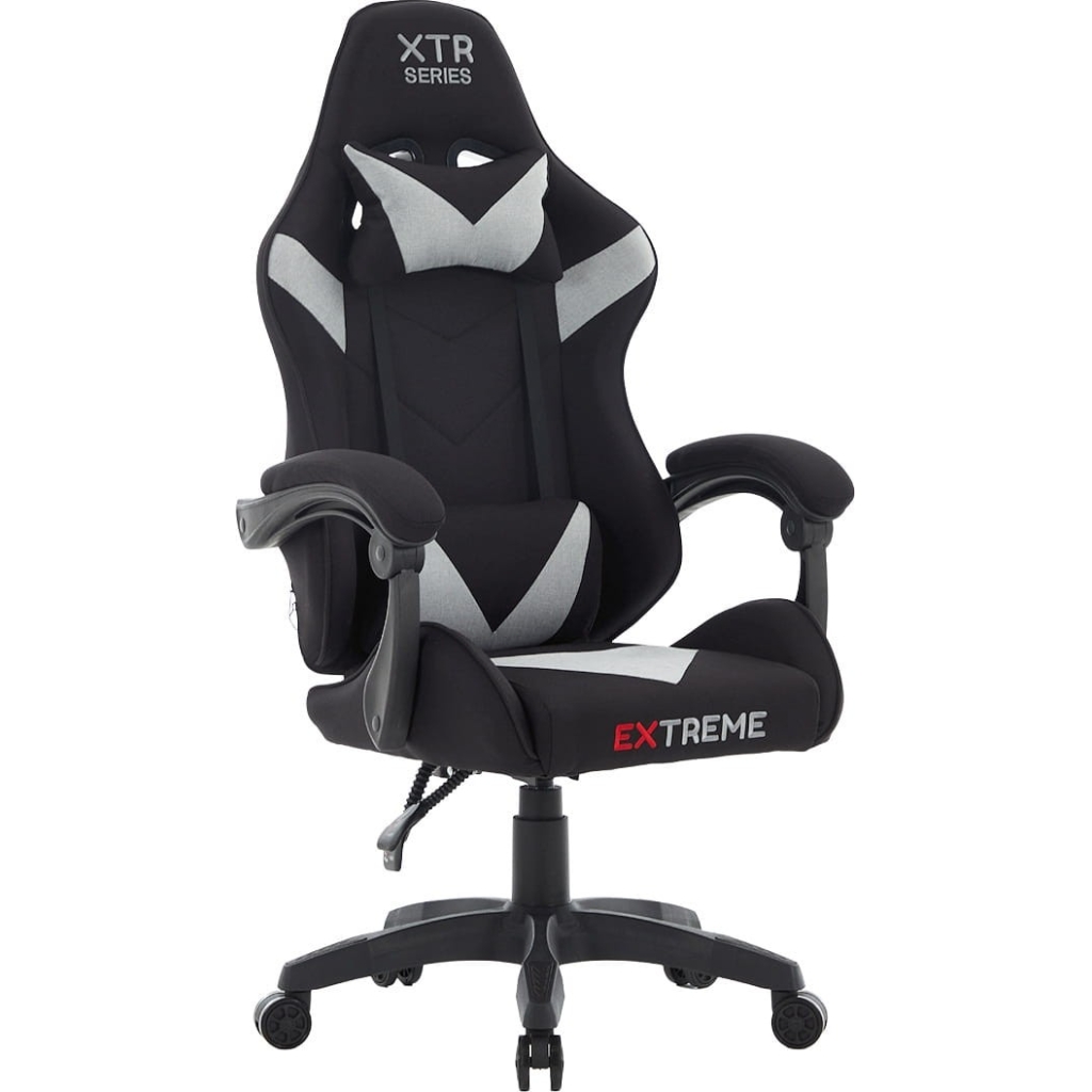 Fotel gamingowy EXTREME XTR Light Gray – ergonomiczny, wygodny, stylowy