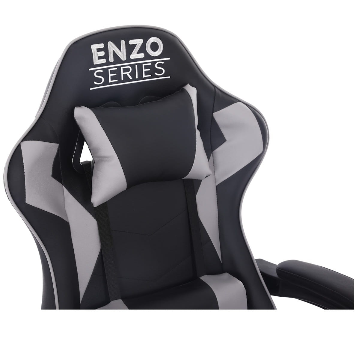 Fotel gamingowy ENZO Extreme Gray — ergonomiczny, regulowany do 135°