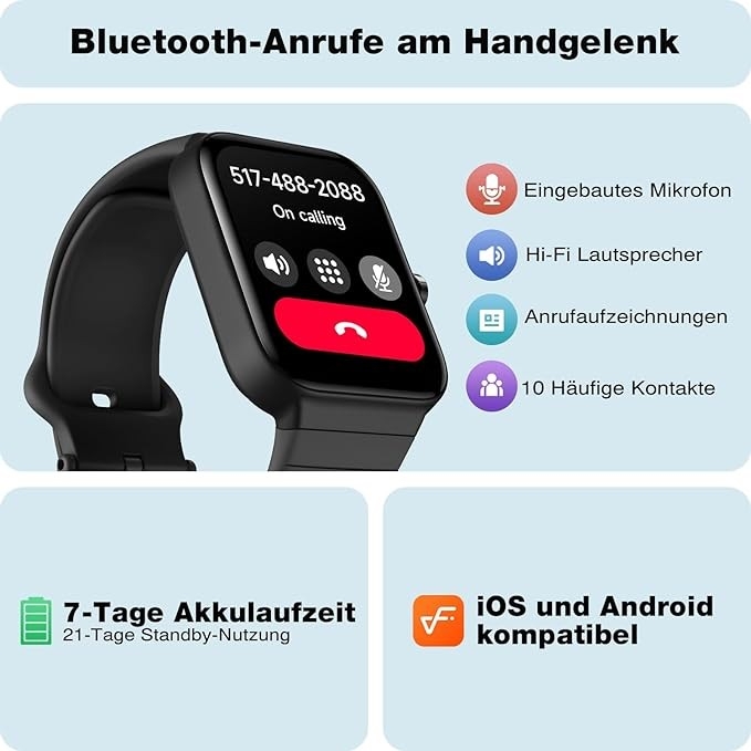 Smartwatch IDW15, smartwatch sportowy, wielofunkcyjny smartwatch