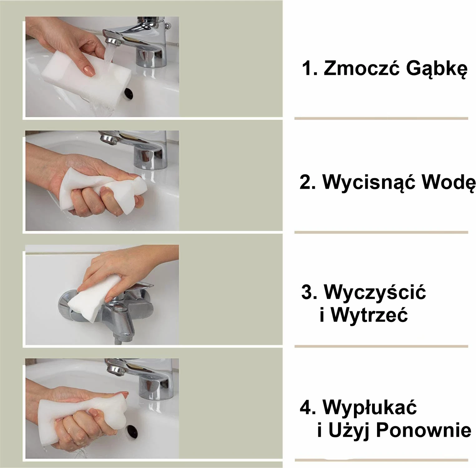 Magiczna gąbka melaminowa zestaw 10 sztuk – skuteczne czyszczenie bez chemii w domu ogrodzie samochodzie