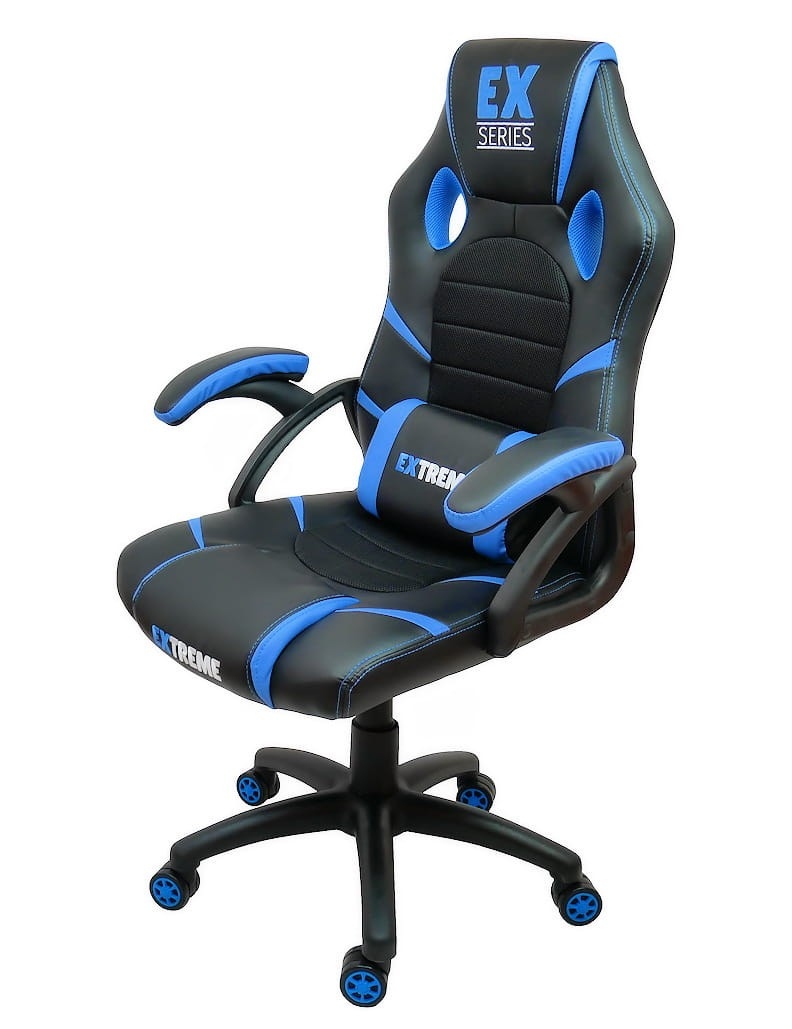Fotel gamingowy EX Light Blue