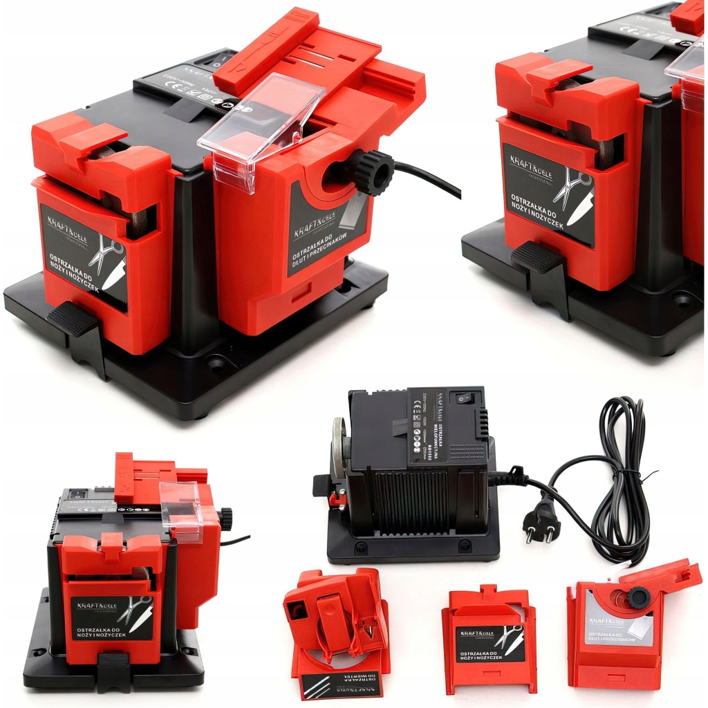 Ostrzałka Wielofunkcyjna Noży Nożyczek Wierteł Dłut 150W 230V Kraft&Dele