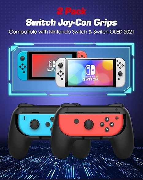 Uchwyty do kontrolerów Joy-Con, uchwyty Nintendo Switch