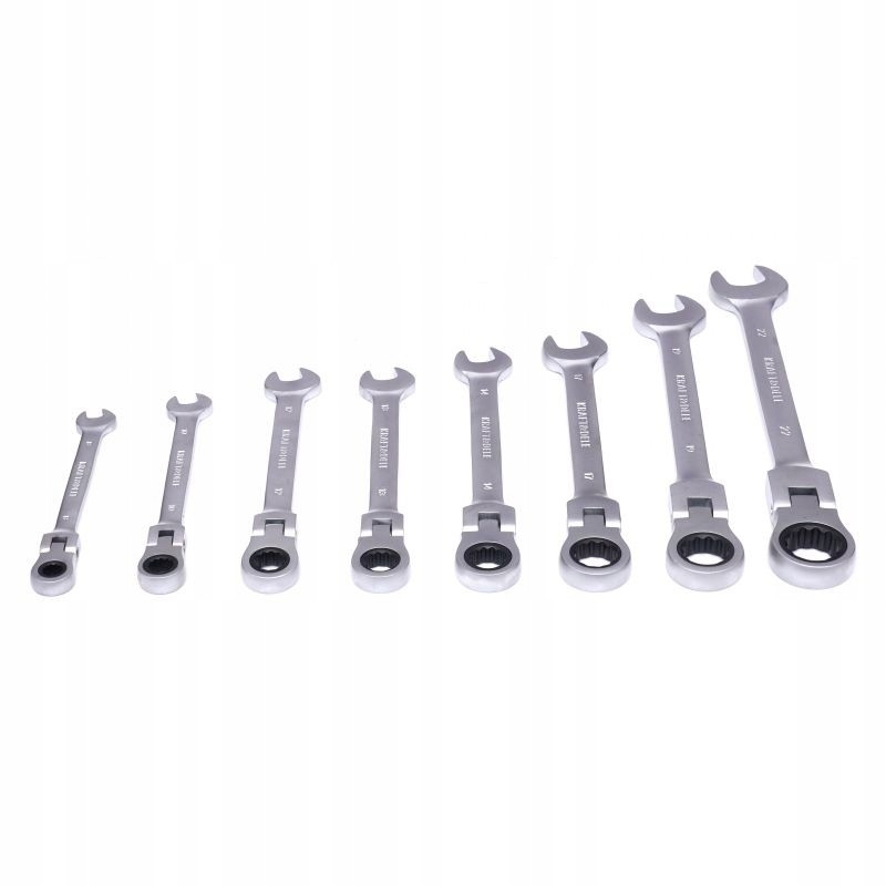 KLUCZE PŁASKO-OCZKOWE 8-22MM ZESTAW 8 SZTUK KD11302