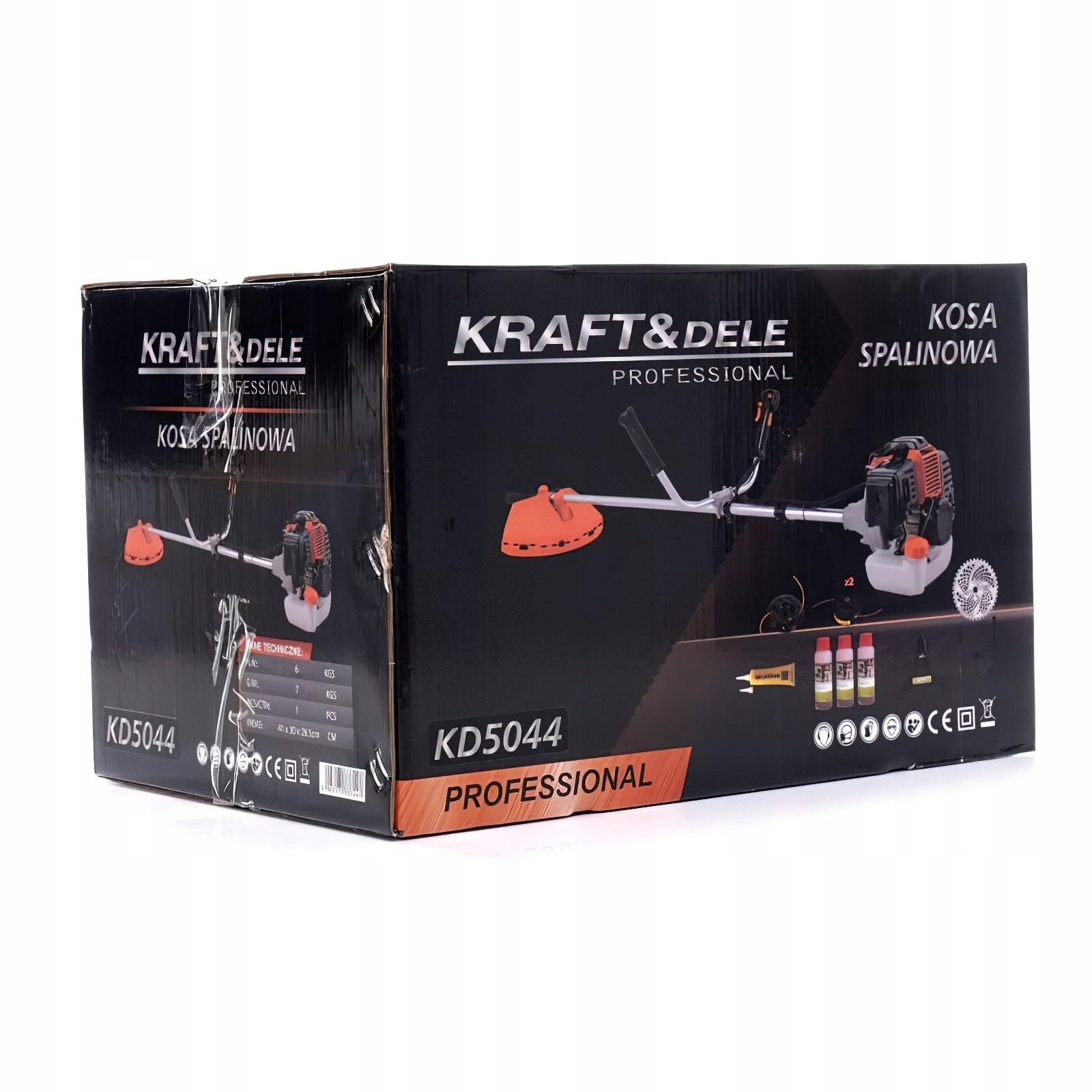 Kosa Kosiarka Żyłkowa Spalinowa 5,2 KM 8500 RPM 8 kg Akcesoria Kraft&Dele