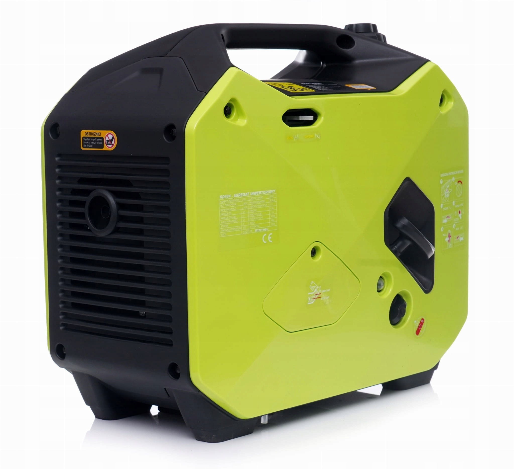Agregat Prądotwórczy Przenośny Jednofazowy 2.1 KW Benzyna 230V Kraft&Dele