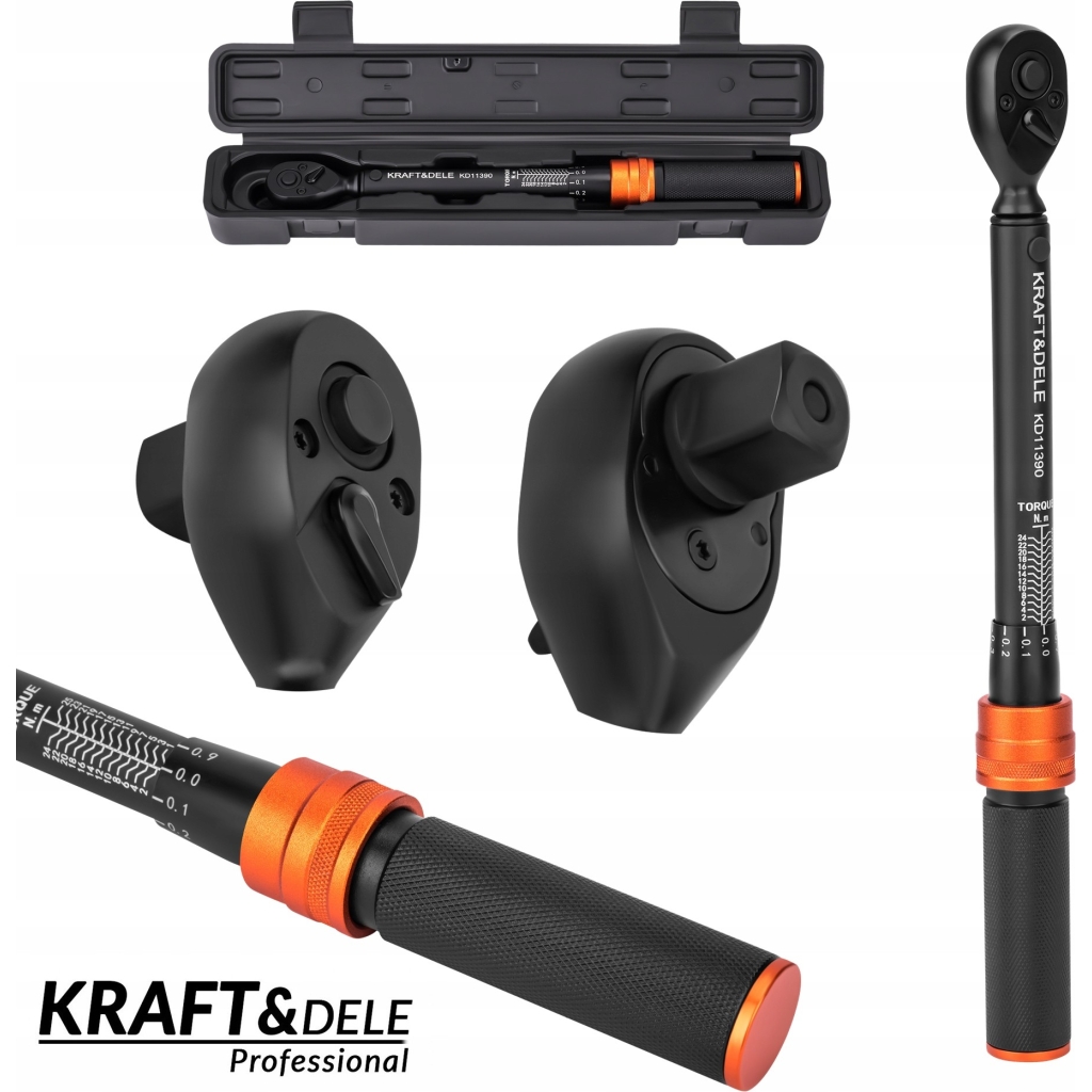 Klucz Dynamometryczny Stal CR-V 1/4"" cala 1-25 Nm Kraft&Dele