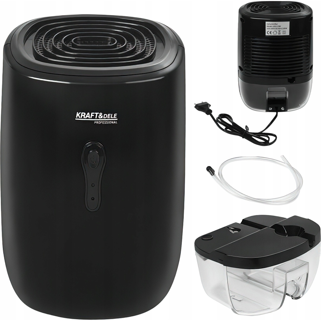 Osuszacz Powietrza Pochłaniacz Wilgoci 330 ml / 24 h 800 ml 35W Kraft&Dele