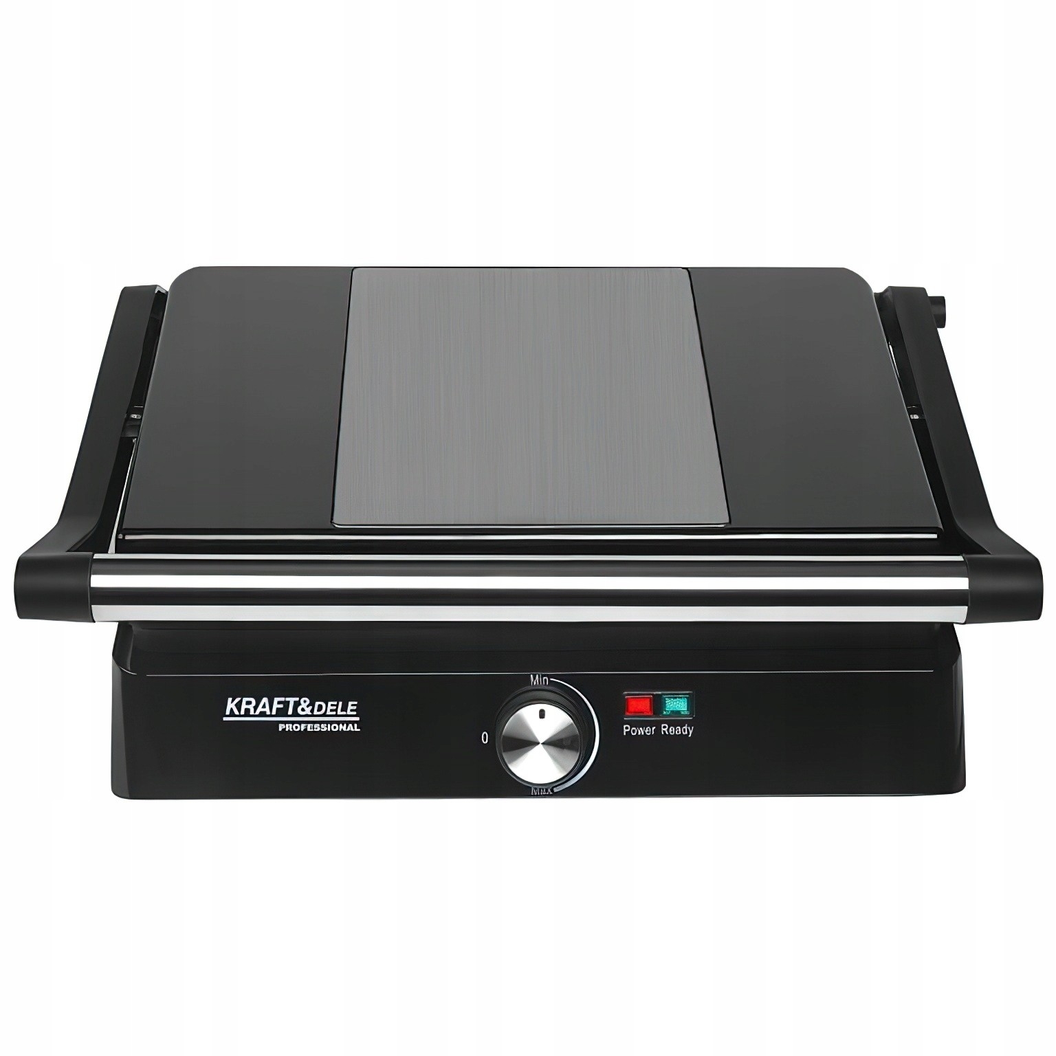 Grill Elektryczny 2w1 Teflon 2400W Regulacja Temperatury Tost Kraft&Dele
