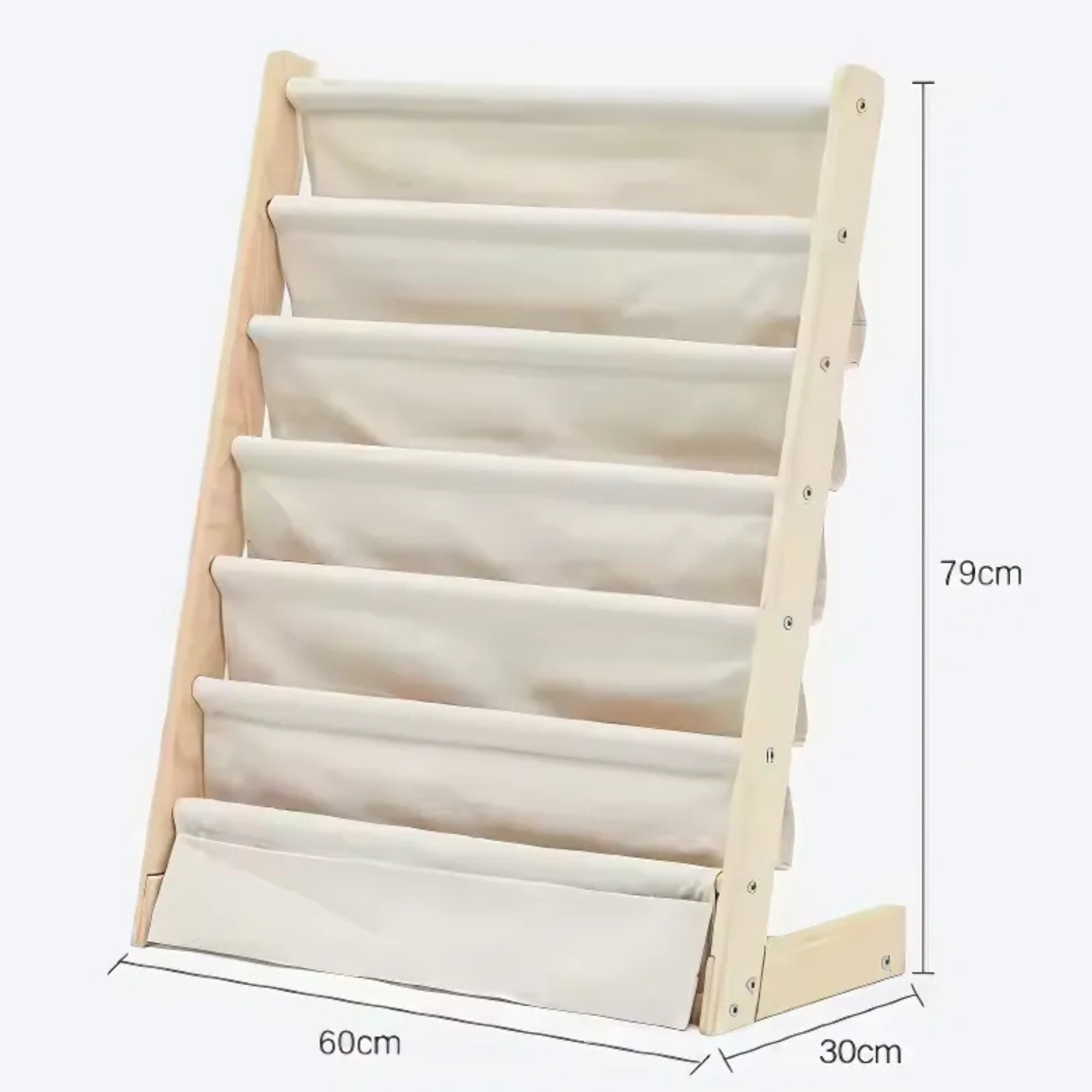 REGAŁ PÓŁKA NA KSIĄŻKI BIBLIOTECZKA DREWNIANA SZEROKOŚĆ 60 CM [REGAL1]