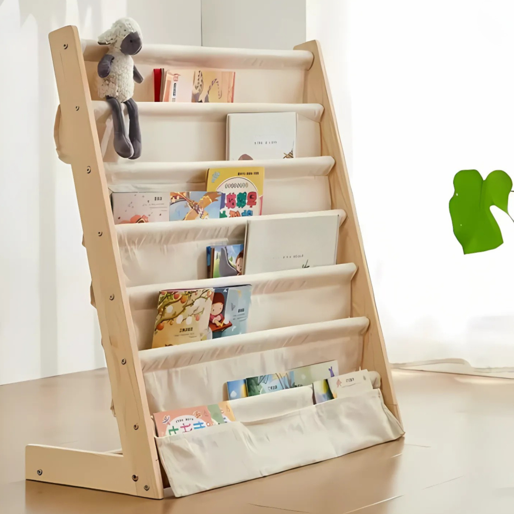 REGAŁ PÓŁKA NA KSIĄŻKI BIBLIOTECZKA DREWNIANA SZEROKOŚĆ 75 CM [REGAL2]