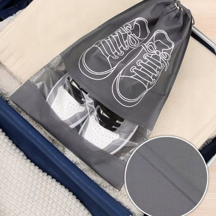 PLECAK DO SAMOLOTU TURYSTYCZNY RYANAIR 40x20x25 CM JASNY SZARY Z TORBĄ NA BUTY I ZAWIESZKĄ [PLECAK121]