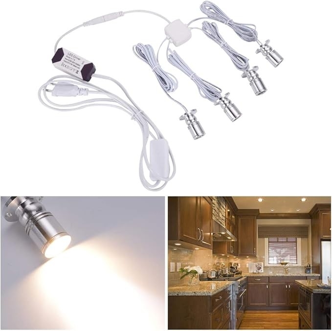 Lampy led do zabudowy, zestaw lamp led 4szt, reflektory led