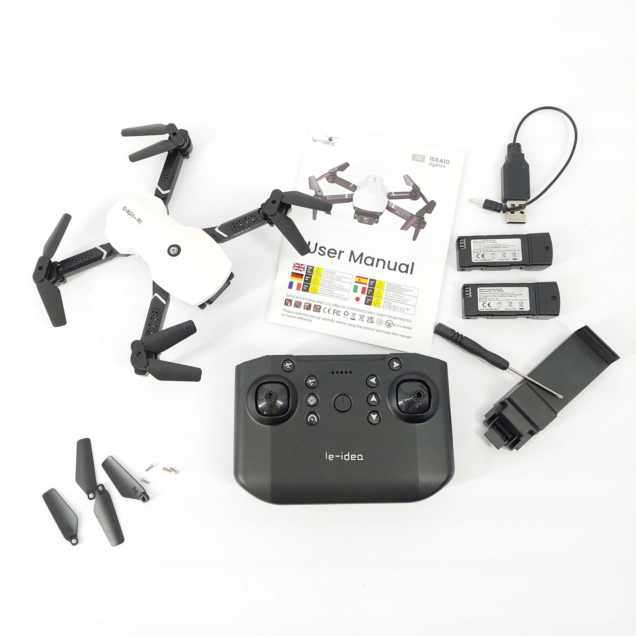 DRON IDEA 10 FPV , Mini dron z dwoma kamerami HD 720p, stabilizacją lotu