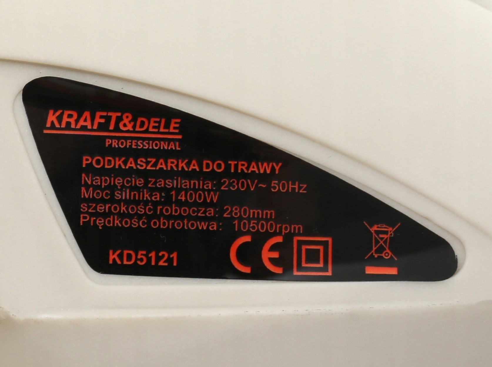 PODKASZARKA ELEKTRYCZNA KOSA WYKASZARKA DO TRAWY 1400W KD5121