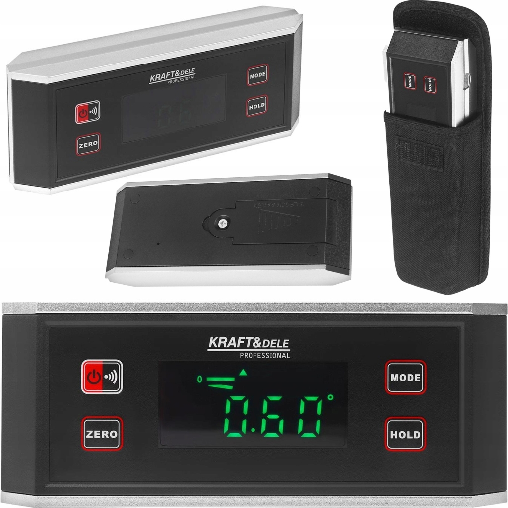 Poziomnica Elektroniczna Magnetyczna Cyfrowa 150 mm LCD Kraft&Dele
