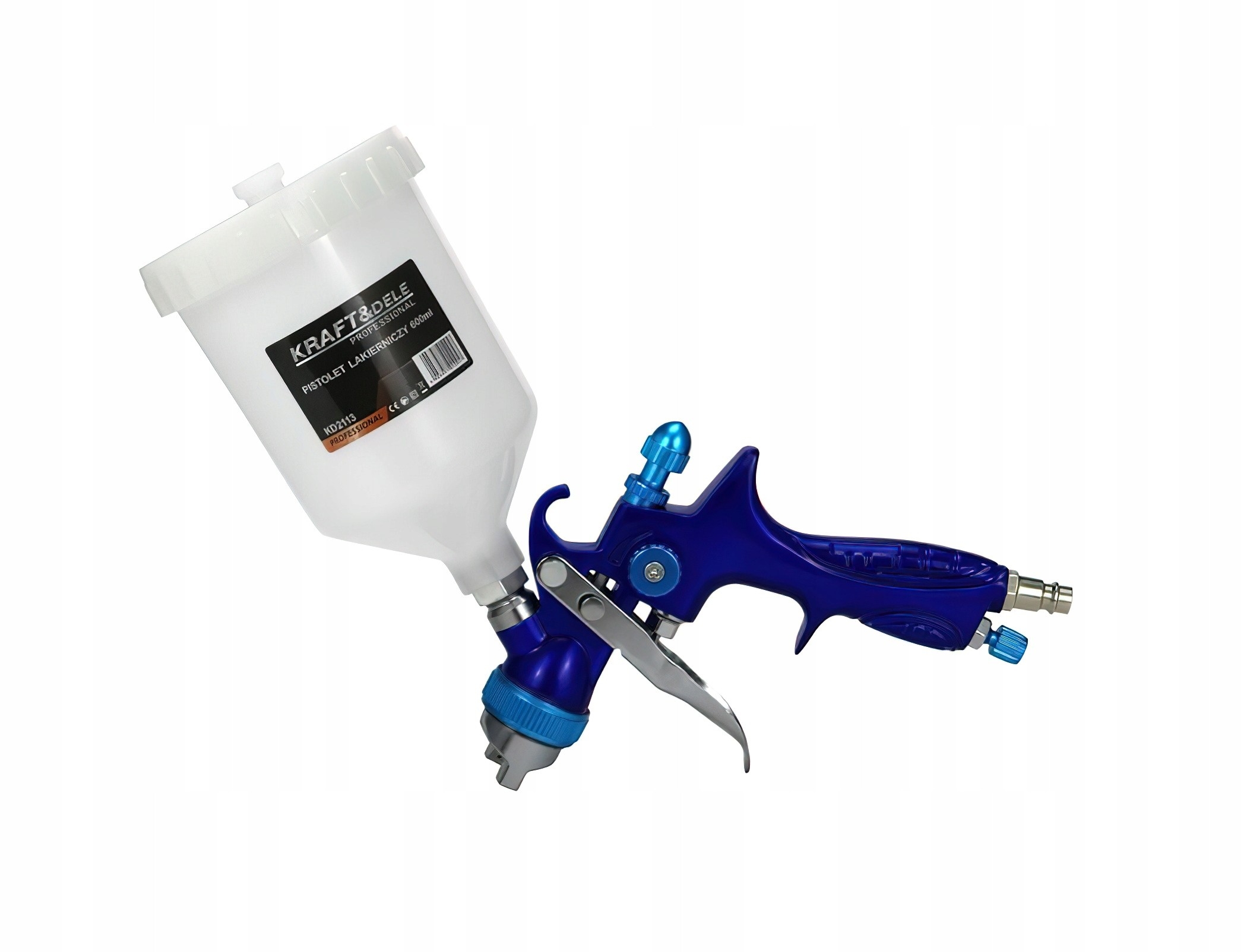 Pistolet Lakierniczy Malarski 1,3 mm 600 ml 2,5-4 Bar 170 l/min Kraft&Dele