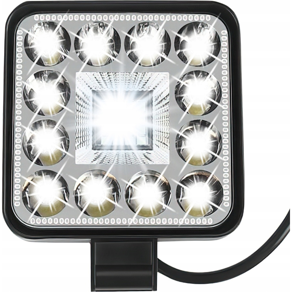 Lampa Robocza Reflektor Cofania Szperacz Kwadrat 40W 28 LED 12000 lm 9-40V