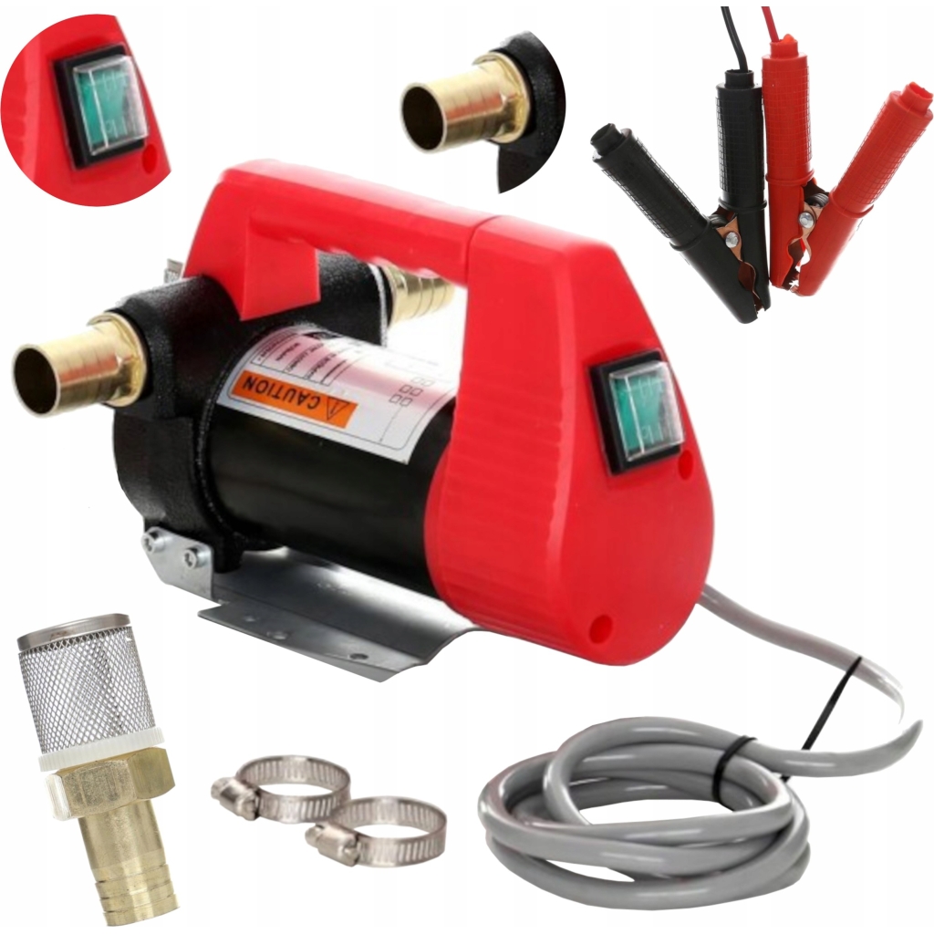 ELEKTRYCZNA POMPA DO SPUSZCZANIA WYMIANY ROPY OLEJU 12V 250W POMPKA KD1168