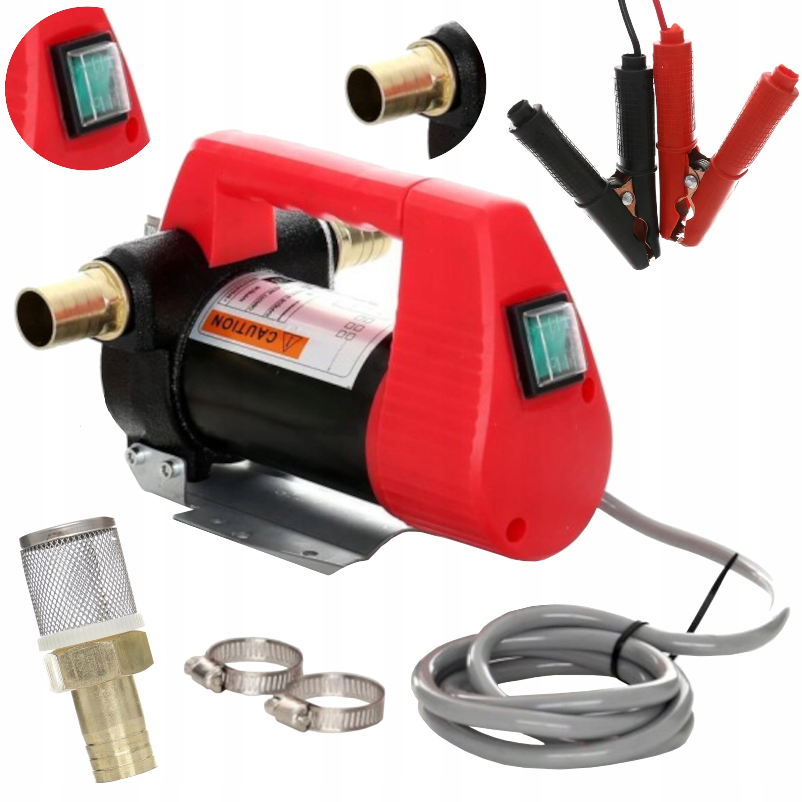 ELEKTRYCZNA POMPA DO SPUSZCZANIA WYMIANY ROPY OLEJU 12V 250W POMPKA KD1168