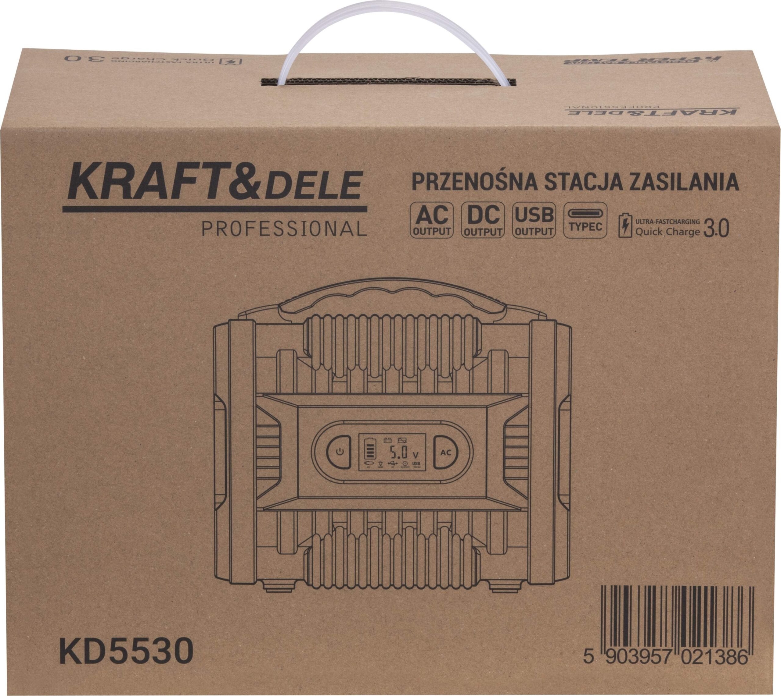 Przenośna stacja zasilania 222Wh / 11.1V KD5530