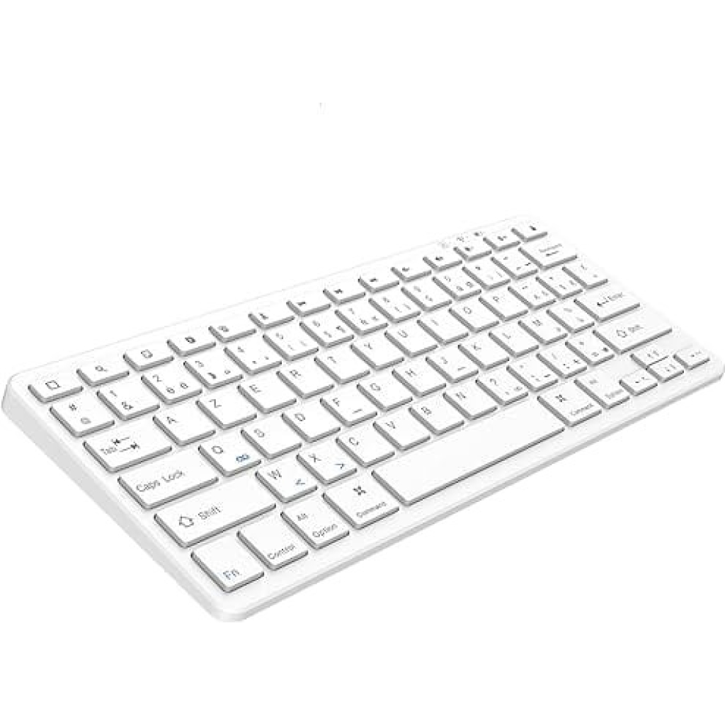 Klawiatura bluetooth kompatybilna z iPad, iPhone, Windows. IOS i Android aMZCaSE biała