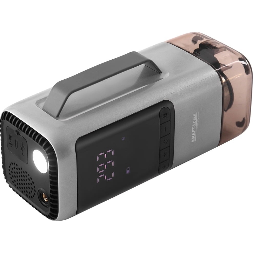 URZĄDZENIE WIELOFUNKCYJNE ODKURZACZ / JUMP-STARTER / POMPKA / DMUCHAWA / LATARKA / POWERBANK KD5498