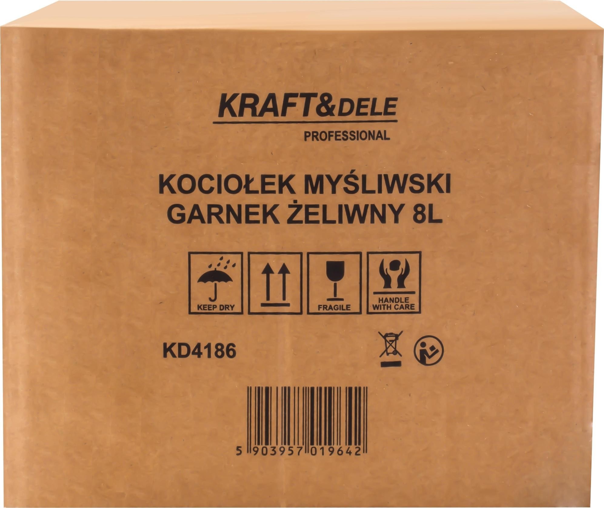 Kociołek myśliwski / Garnek żeliwny 8L KD4186