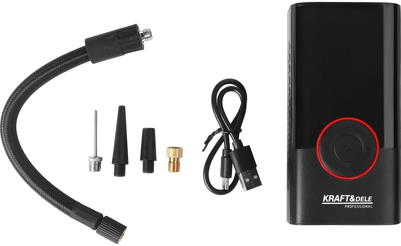 KOMPRESOR AKUMULATOROWY + LATARKA 85W 4000mAh KD5499