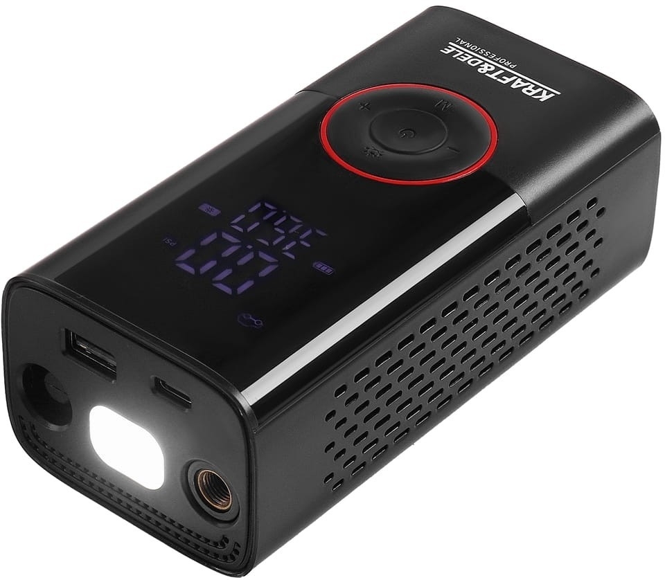 KOMPRESOR AKUMULATOROWY + LATARKA 85W 4000mAh KD5499