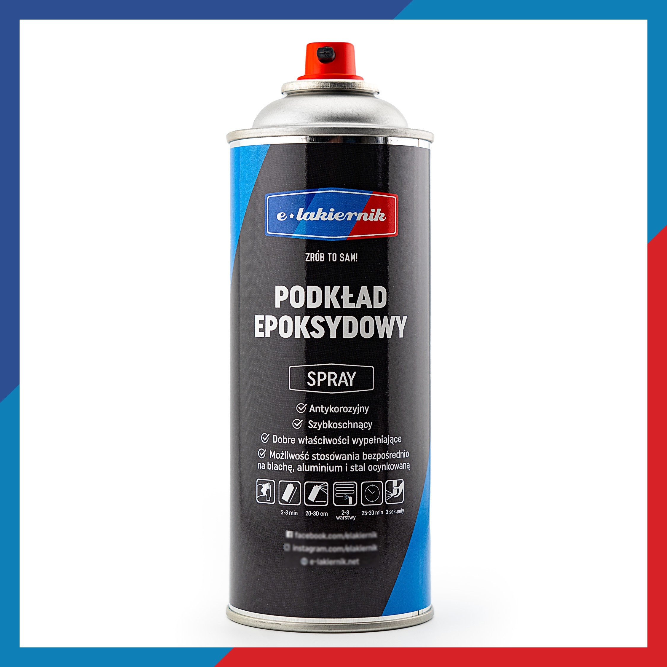 Podkład Epoksydowy Antykorozyjny Spray Epoxy 400ml e-lakiernik