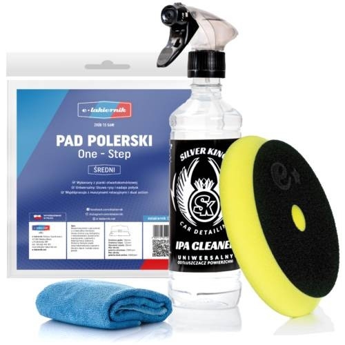 Pasta Polerska Menzerna 3w1 One Step Polish Pad Polerski Średni + Ipa