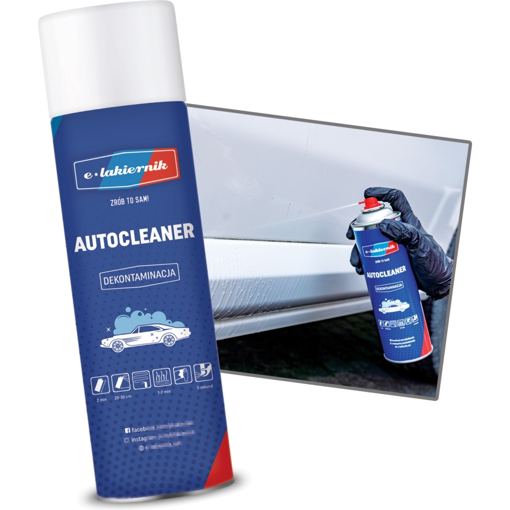 Autocleaner Spray do Usuwania Smoły Żywicy Kleju Sadzy Dekontaminacji 500ml