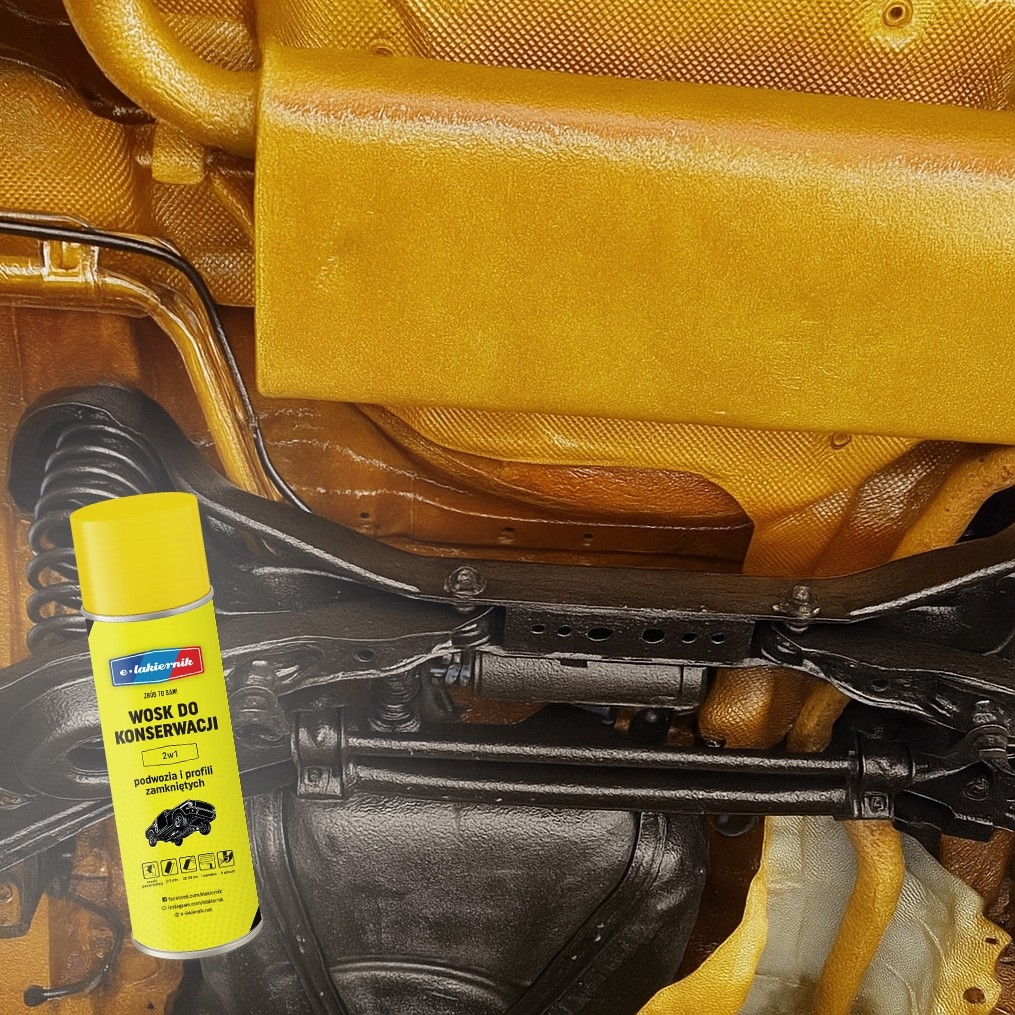 Wosk do Konserwacji Podwozia i Profili Zamkniętych 2w1 e-lakiernik Spray