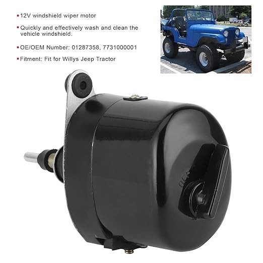 Silnik wycieraczek Jeep Willys 12v, silnik wycieraczek szyby przedniej