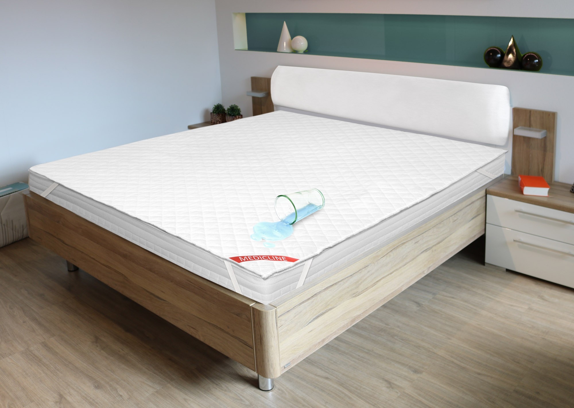 Ochraniacz Na Materac 90x200 Wodoodporny Pikowany Premium