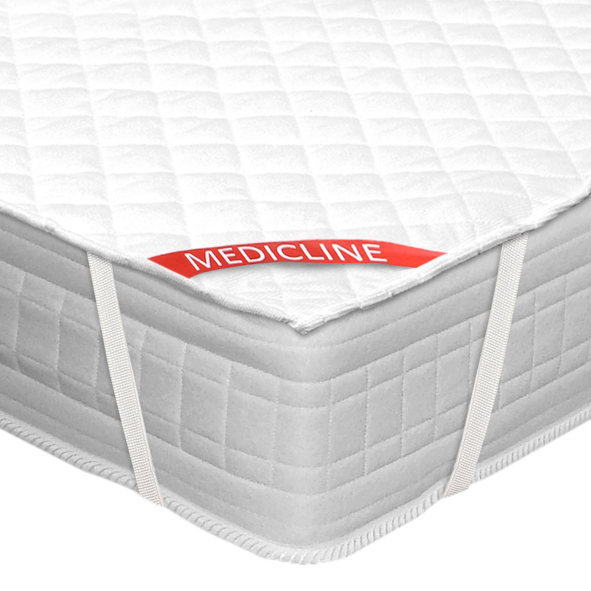 Nakładka / ochraniacz na materac wodoodporna pikowana ultradźwiękowo premium 160x200cm biała