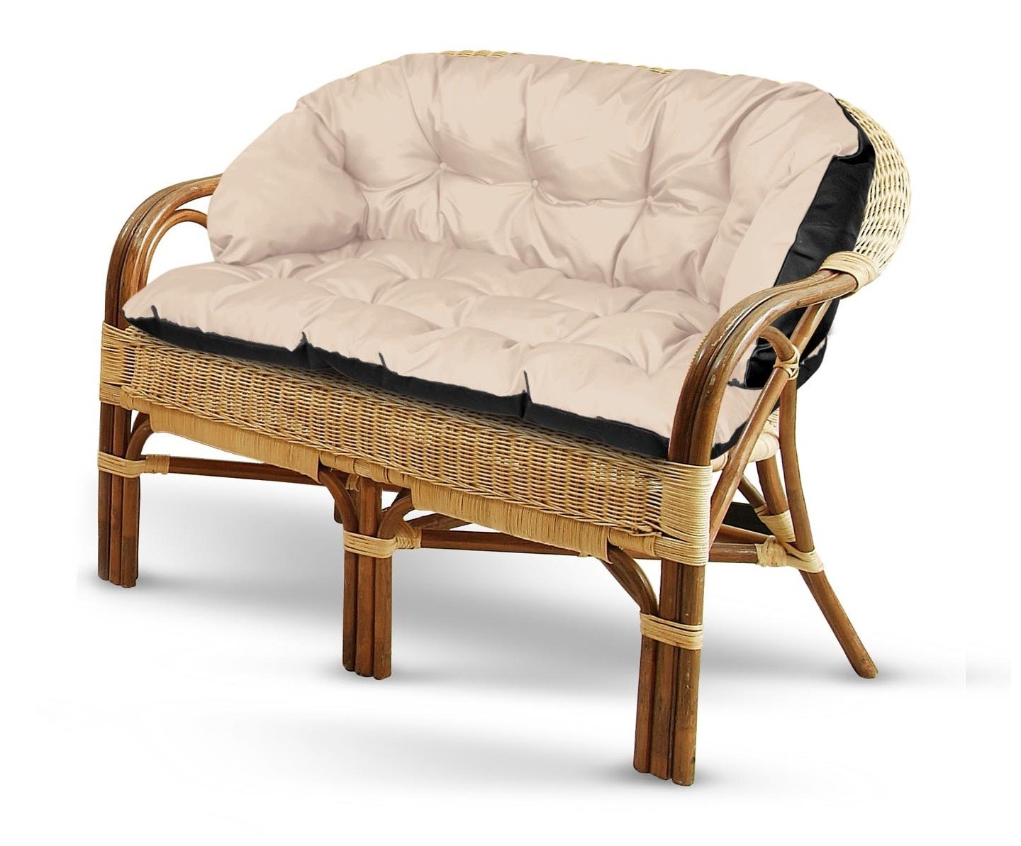 Poduszki Ogrodowe Wodoodporne 2x122x40 + 190x40 Rattan