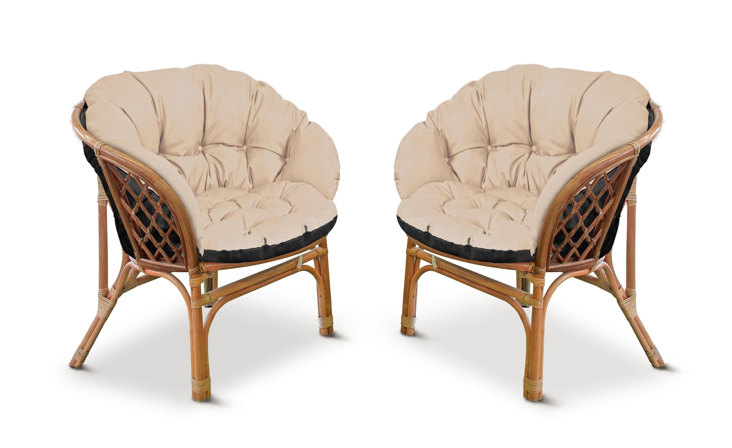 Poduszki Ogrodowe Wodoodporne 2x122x40 + 190x40 Rattan