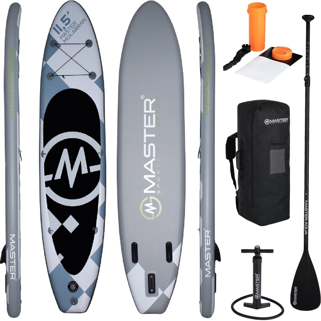 Paddleboard SUP MASTER Aqua Mokarran 11,5" 160 kg, 15 cm, Drop Stitch